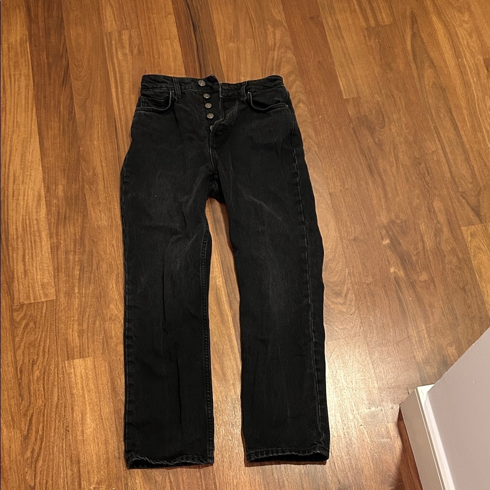 Reformation Cynthia High Rise Straight Cropped Jeans